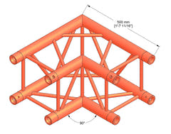 Milos QTB quatro 2way 90° corner