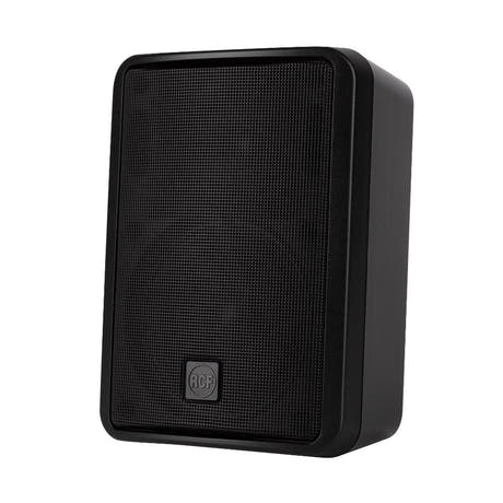 RCF væghøjttaler 2-vejs 4" sæt (2 styk) 40W 100 V IP55, Sort