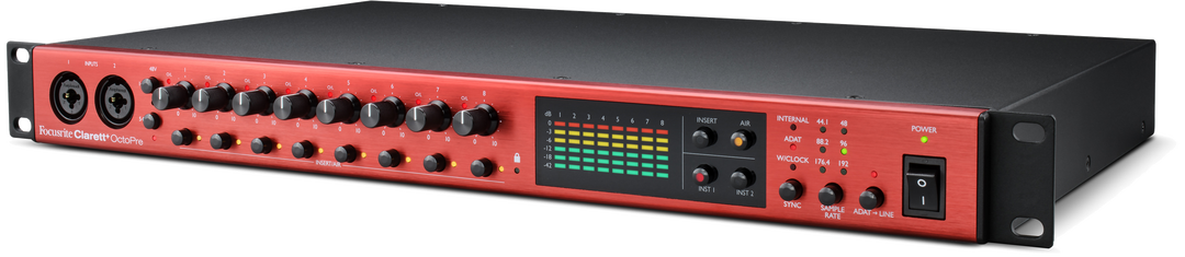 Focusrite Clarett+ Octopre Mikrofon Preamp