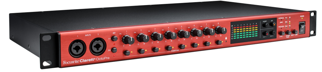 Focusrite Clarett+ Octopre Mikrofon Preamp