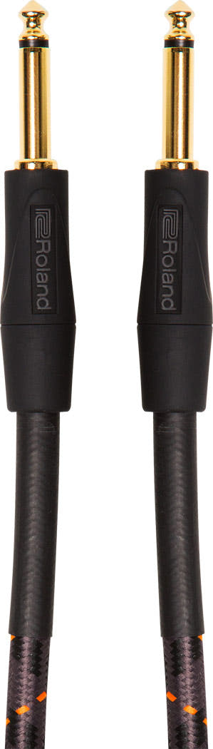 Roland "GOLD" Instrument Kabel 6.3mm Klinke mono zu 6.3mm Klinke mono