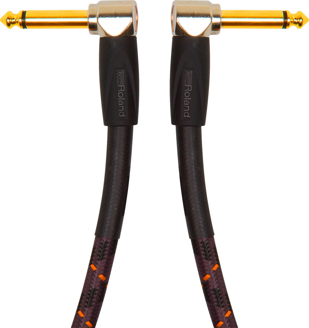 Roland "GOLD" Patchcable 6.3mm Angel Jack mono for 6.3mm Angel Jack mono