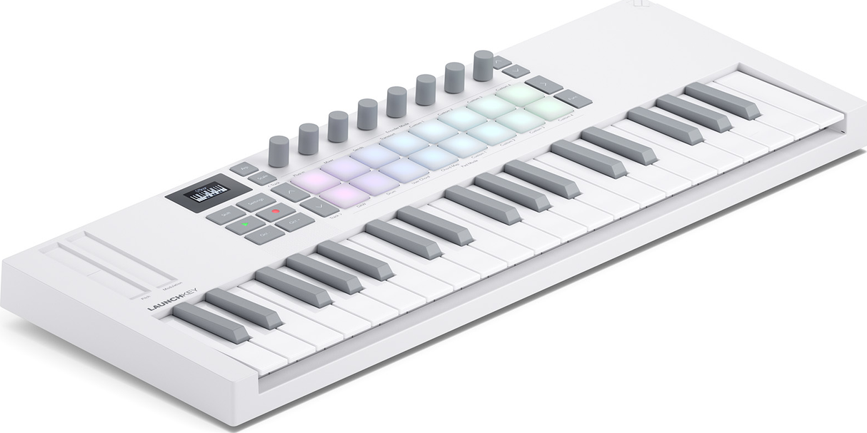 Novation Launchkey MINI 37 MK4 Tastatur (Weiß)