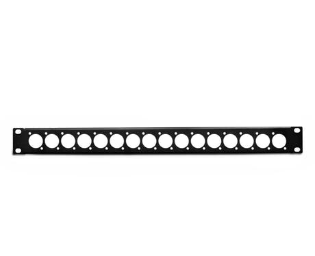 Perfex 19" mit 16 D-Slot Punchout, 1U