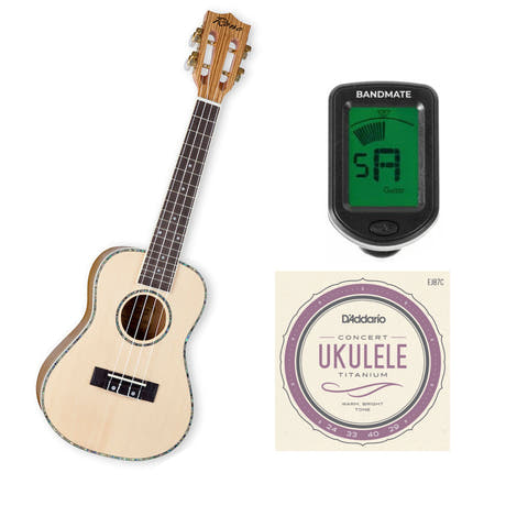 Reno RU320 Grand Concert Ukulele (Natur) Startpaket