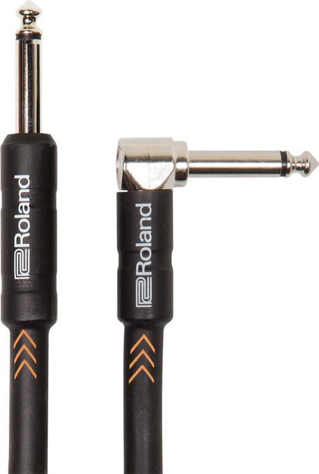 Roland "Nickel" Instrument Kabel 6.3mm Klinke mono zu 6.3mm Winkel Klinke mono
