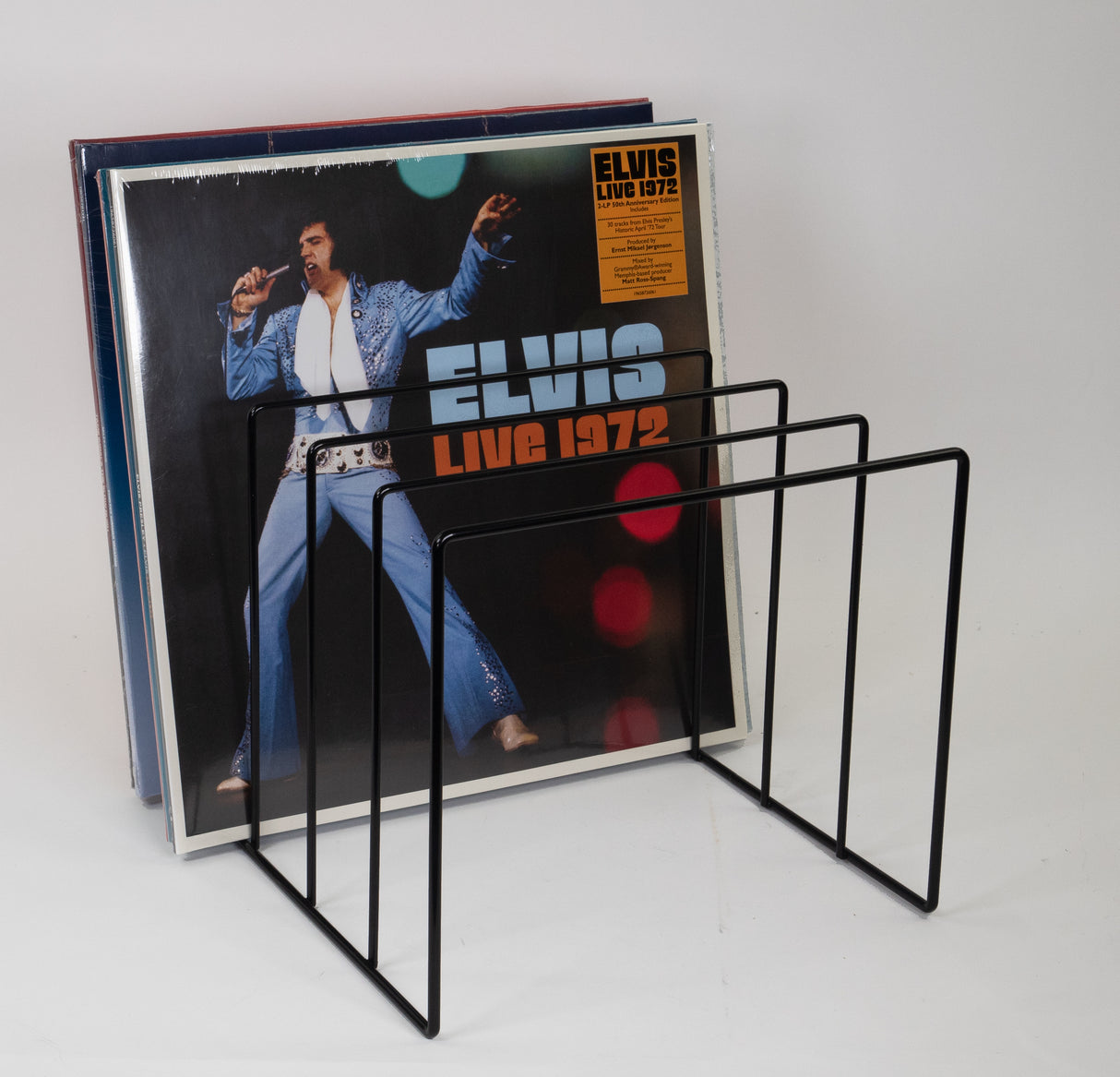 Studio 57 Mellow Plattenspieler mit LP-Ständer (Weiß)