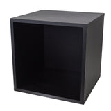 Studio 57 - Aufbewahrungsregal für Vinylplatten (36,5 x 36,5 cm, Schwarz)
