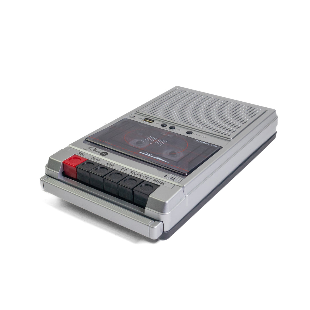 Studio 57 - Kassettebåndoptager (Sølv)