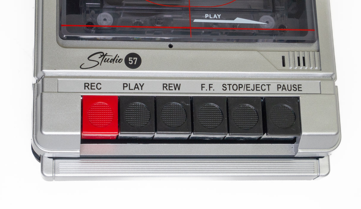 Studio 57 Kassettenrekorder (Silber)