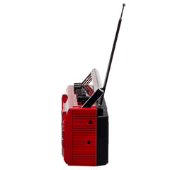 Studio 57 - Kassettenabspieler m. FM & Bluetooth, Rot + Kassette