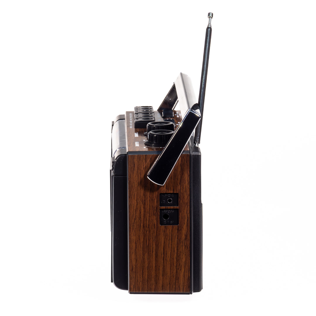 Studio 57 - Kassettenspieler m. FM & Bluetooth, Braun