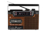 Studio 57 - Kassettenspieler m. FM & Bluetooth, Braun