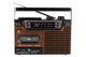 Studio 57 Kassettenplayer mit FM & Bluetooth, Braun