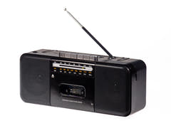 Studio 57 - Kassettenspieler m. FM & Bluetooth, Schwarz