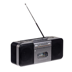 Studio 57 - Kassettenspieler m. FM & Bluetooth, Grau
