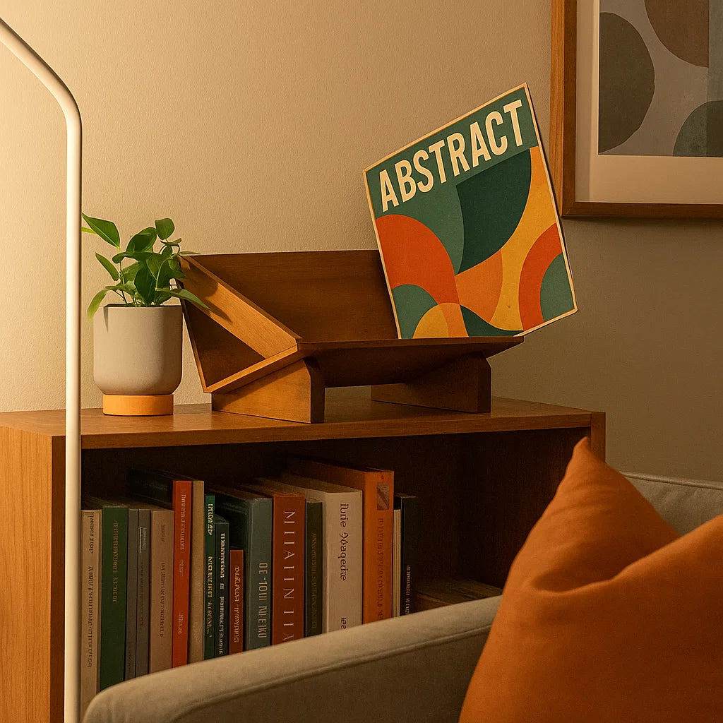 Studio 57 - Tischplatten Vinylhalter (Holz)
