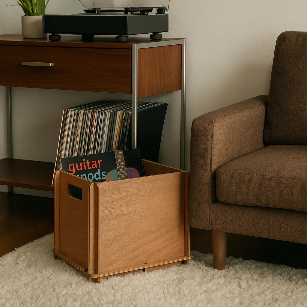 Studio 57 - Vinylkiste aus Holz