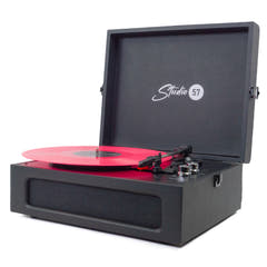 Studio 57 Groovy Plattenspieler (Schwarz)
