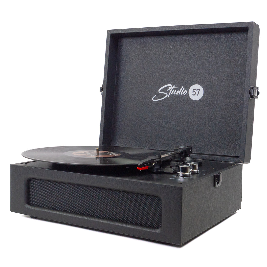 Studio 57 Groovy Plattenspieler (Schwarz)