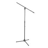 Adam Hall Stands S 5 BE - Mikrofonstativ mit Galgenarm, schwarz