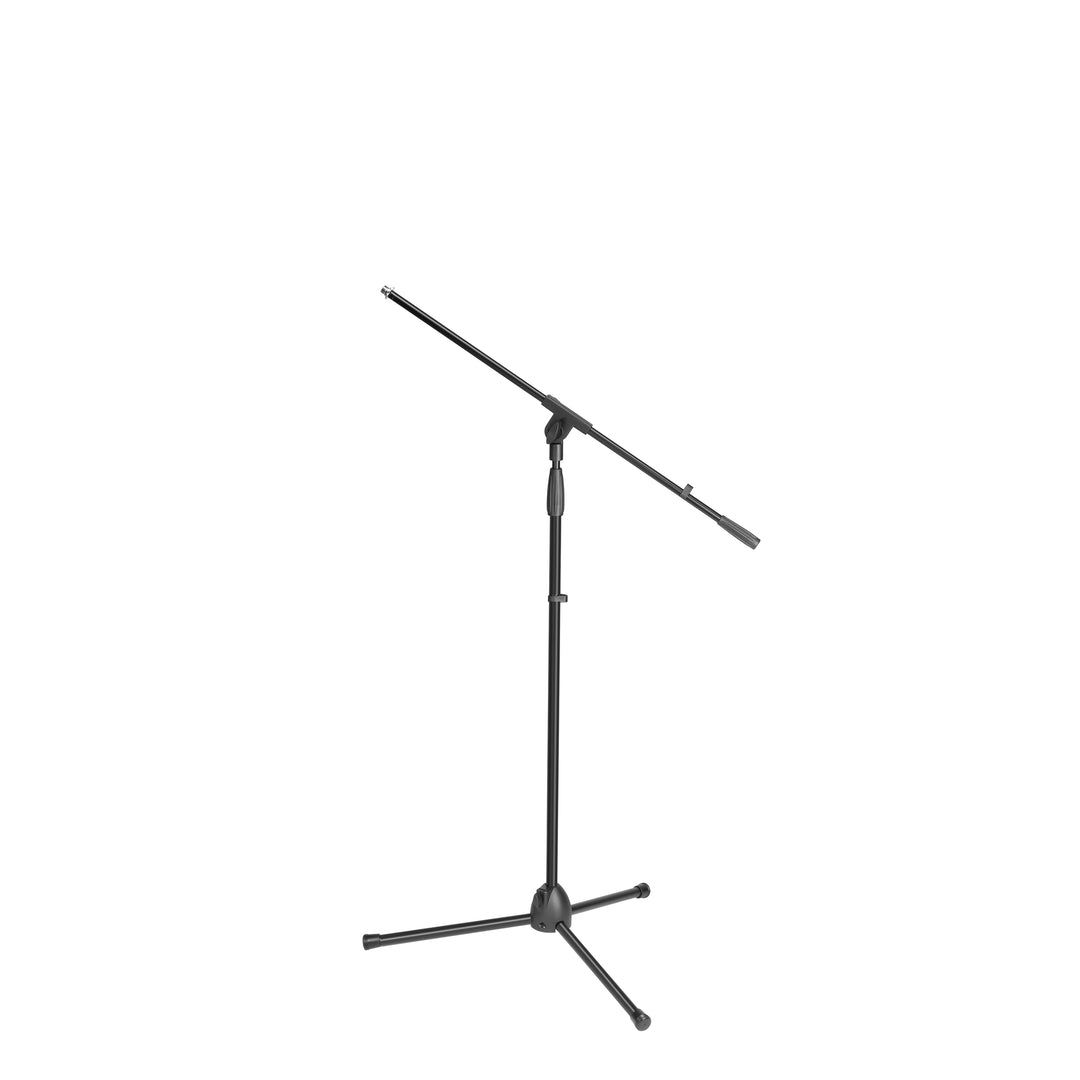 Adam Hall Stands S 5 BE - Mikrofonstativ mit Galgenarm, schwarz