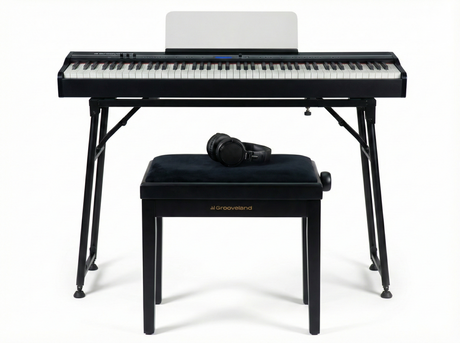 Grooveland FP80 El Klaver (Sort) Komplet Pakke