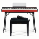 Grooveland FP80 El Klaver (Rød) Komplet Bundle