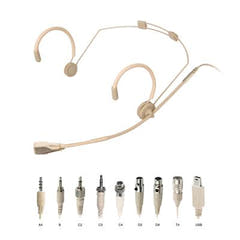 ScanMic headset Mikrofon Cardoid für Mipro, Beige