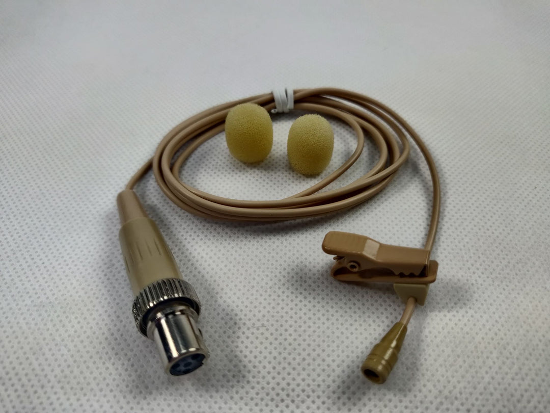 ScanMic Lavalier-Mikrofon Omni 4P XLR für Mipro, Beige