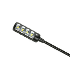 Adam Hall Stands SLED 1 ULTRA BNC - BNC-Schwanenhalslampe mit 4 COB-LEDs