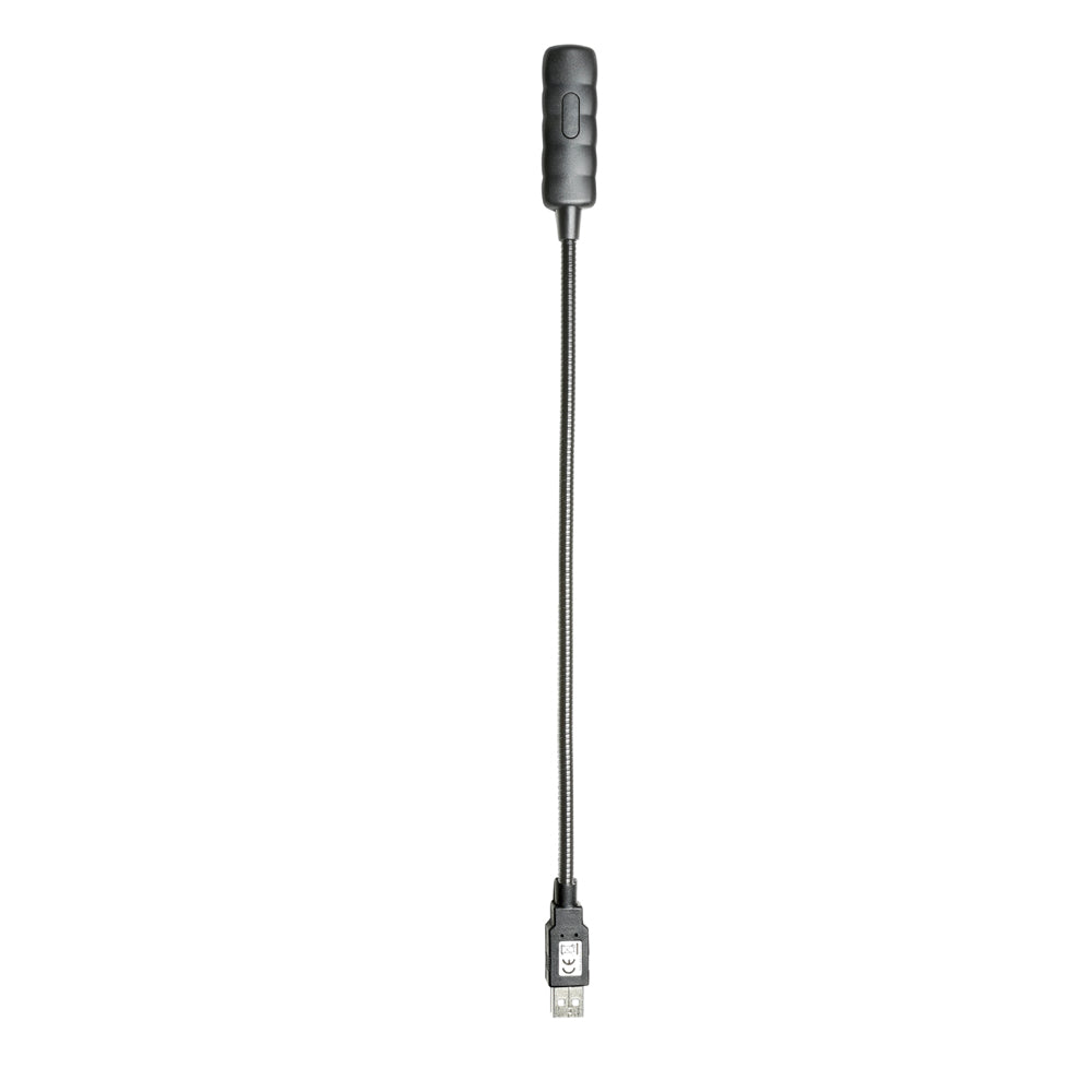 Adam Hall Stands SLED 1 ULTRA USB C - Schwanenhalslampe, USB-Stecker, 4 COB-LEDs und optionale Farben
