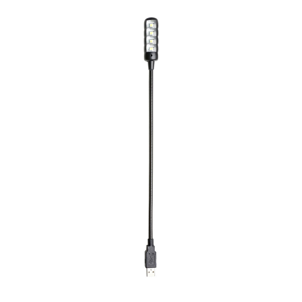Adam Hall Stands SLED 1 ULTRA USB - Schwanenhalslampe, USB-Stecker, 4 COB-LEDs