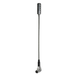 Adam Hall Stands SLED 1 ULTRA XLR 3 A - Abgewinkelte 3-polige XLR-Schwanenhalslampe mit 4 COB-LEDs