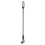 Adam Hall Stands SLED 1 ULTRA XLR 3 A - Abgewinkelte 3-polige XLR-Schwanenhalslampe mit 4 COB-LEDs