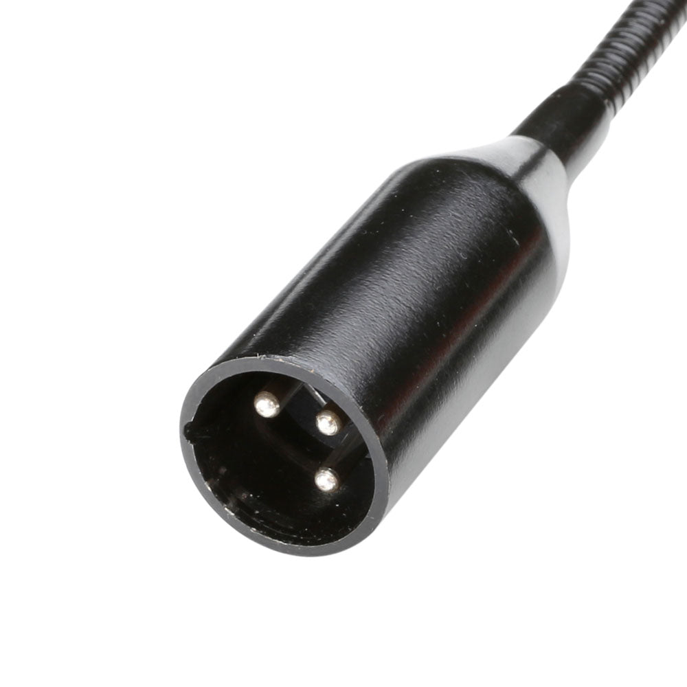 Adam Hall Stands SLED 1 ULTRA XLR 3 - 3-polige XLR-Schwanenhalslampe mit 4 COB-LEDs