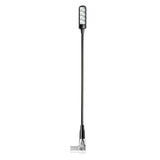 Adam Hall Stands SLED 1 ULTRA XLR 4 A - Abgewinkelte 4-polige XLR-Schwanenhalslampe mit 4 COB-LEDs