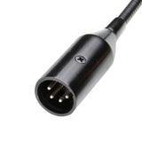 Adam Hall Stands SLED 1 ULTRA XLR 4 - 4-polige XLR-Schwanenhalslampe mit 4 COB-LEDs
