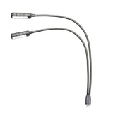 Adam Hall Stands SLED 2 ULTRA USB - LED-Lampe mit doppeltem Schwanenhals und USB-Stecker