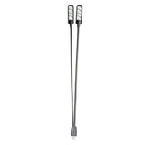 Adam Hall Stands SLED 2 ULTRA USB - LED-Lampe mit doppeltem Schwanenhals und USB-Stecker
