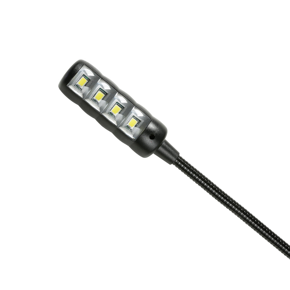 Adam Hall Stands SLED 2 ULTRA USB - LED-Lampe mit doppeltem Schwanenhals und USB-Stecker