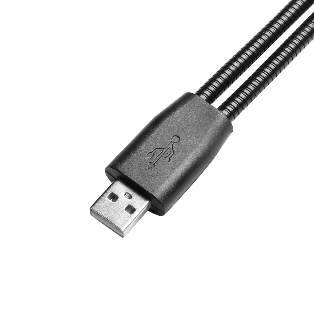 Adam Hall Stands SLED 2 ULTRA USB - LED-Lampe mit doppeltem Schwanenhals und USB-Stecker