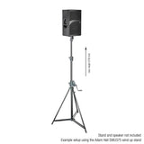 Adam Hall Stands SLS 36 TV 28 - Adapter von 28 mm (TV-Spigot) auf 35 mm