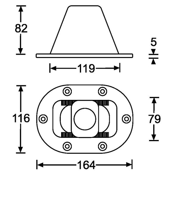 Cabinet Flange