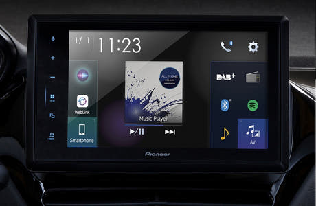Pioneer SPH-EVO82DAB-208 Apple CarPlay, DAB Radio und Bluetooth