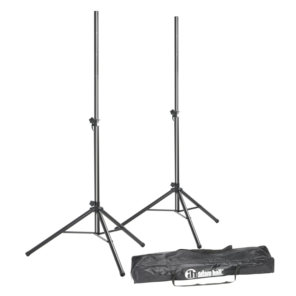 Adam Hall Stands SPS 023 SET - Lautsprecherstativ-Set: 2 Lautsprecherstative mit Tasche
