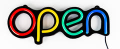 Neonschild "Open" (39cm)