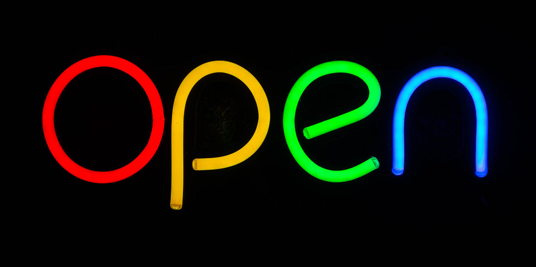 Neonschild "Open" (39cm)