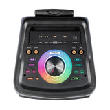 IBIZA Party-Lautsprecher mit Licht und Karaoke-Funktion