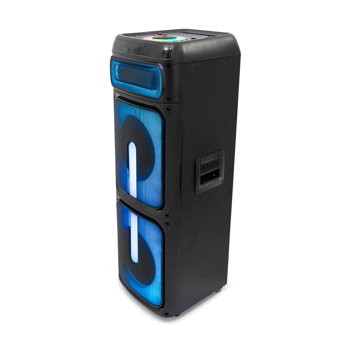 IBIZA Party-Lautsprecher mit Licht und Karaoke-Funktion